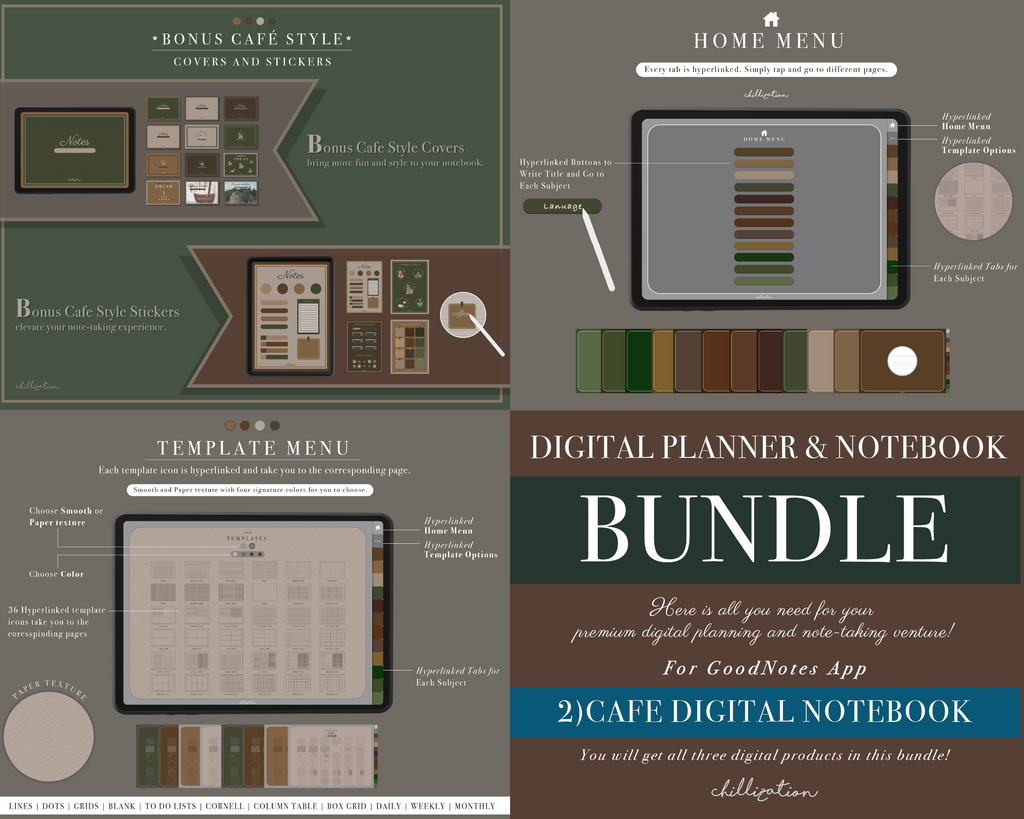 GoodNotes Ultimate Bundle: 2026 Premium All-In-One Digital Planner | 2 ...