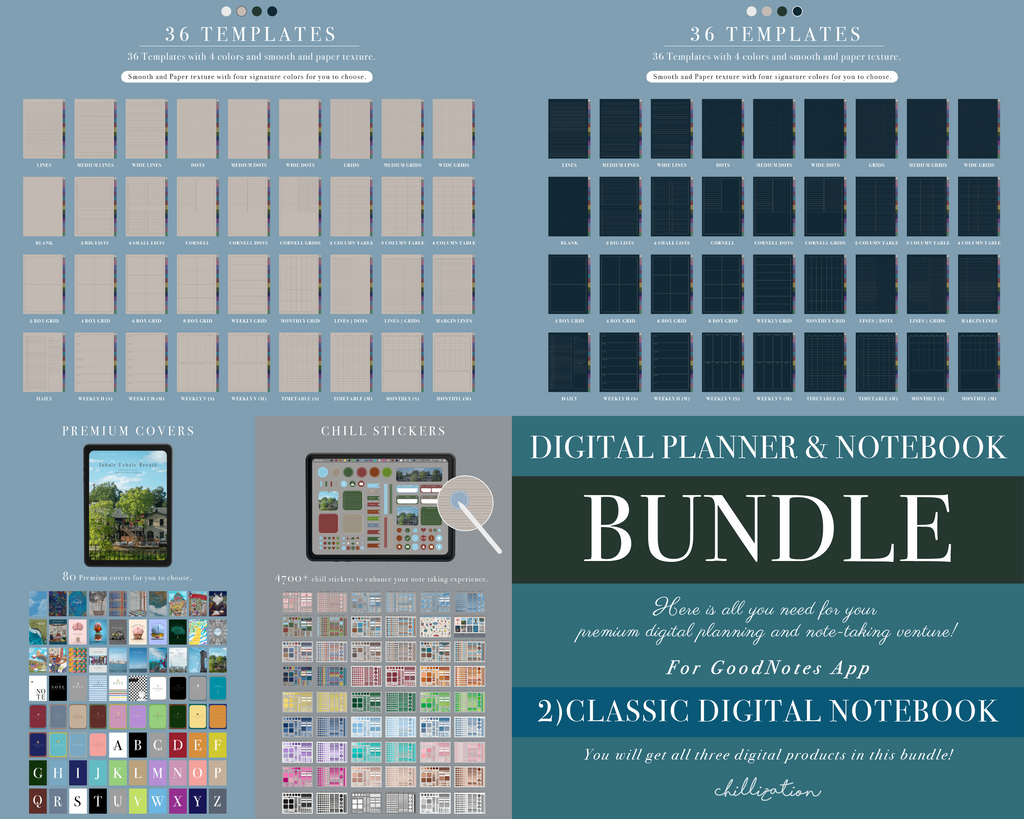 GoodNotes Ultimate Bundle: 2026 Premium All-In-One Digital Planner | 2 ...